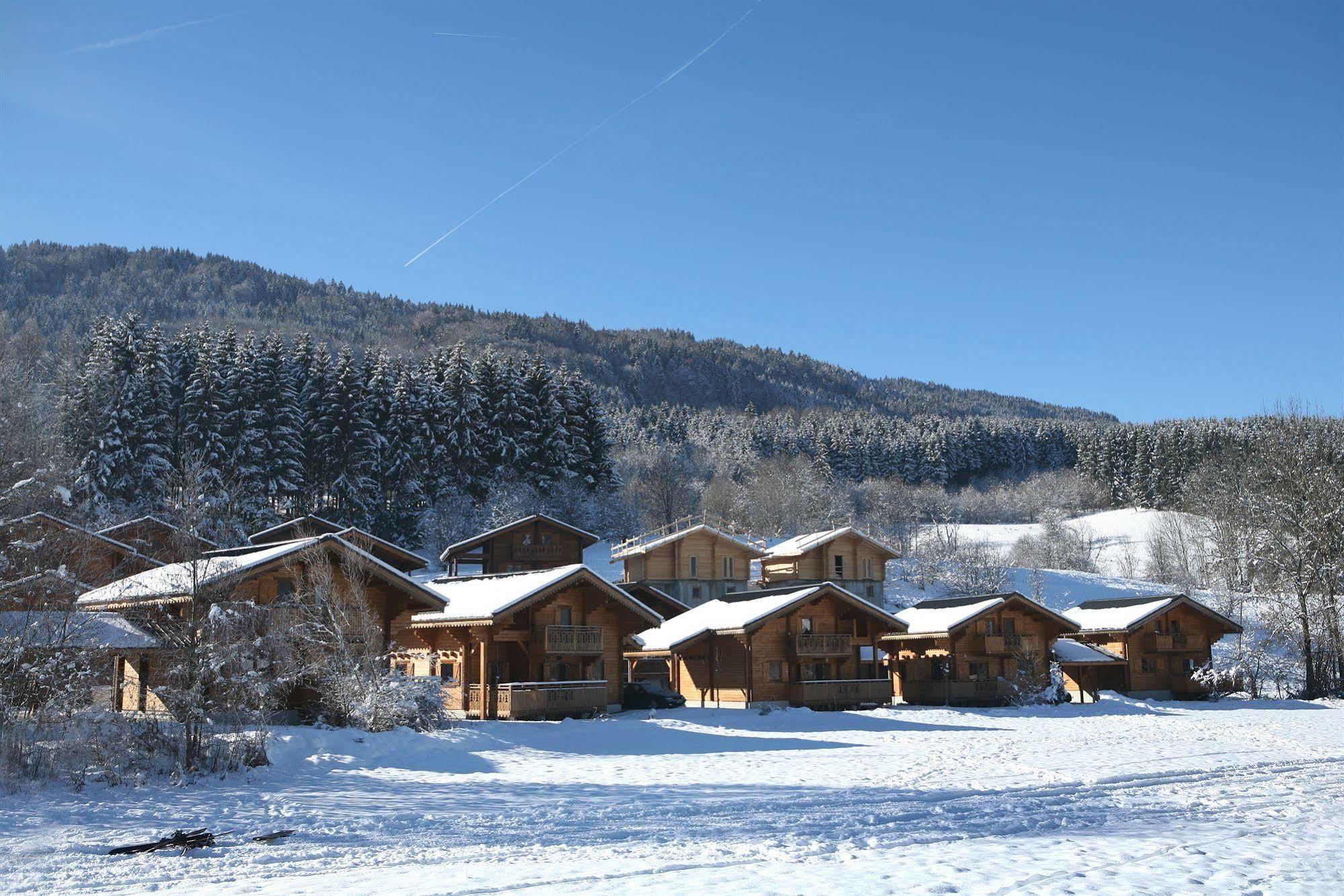 Residence Nemea Les Chalets Du Bois De Champelle Morillon Zewnętrze zdjęcie