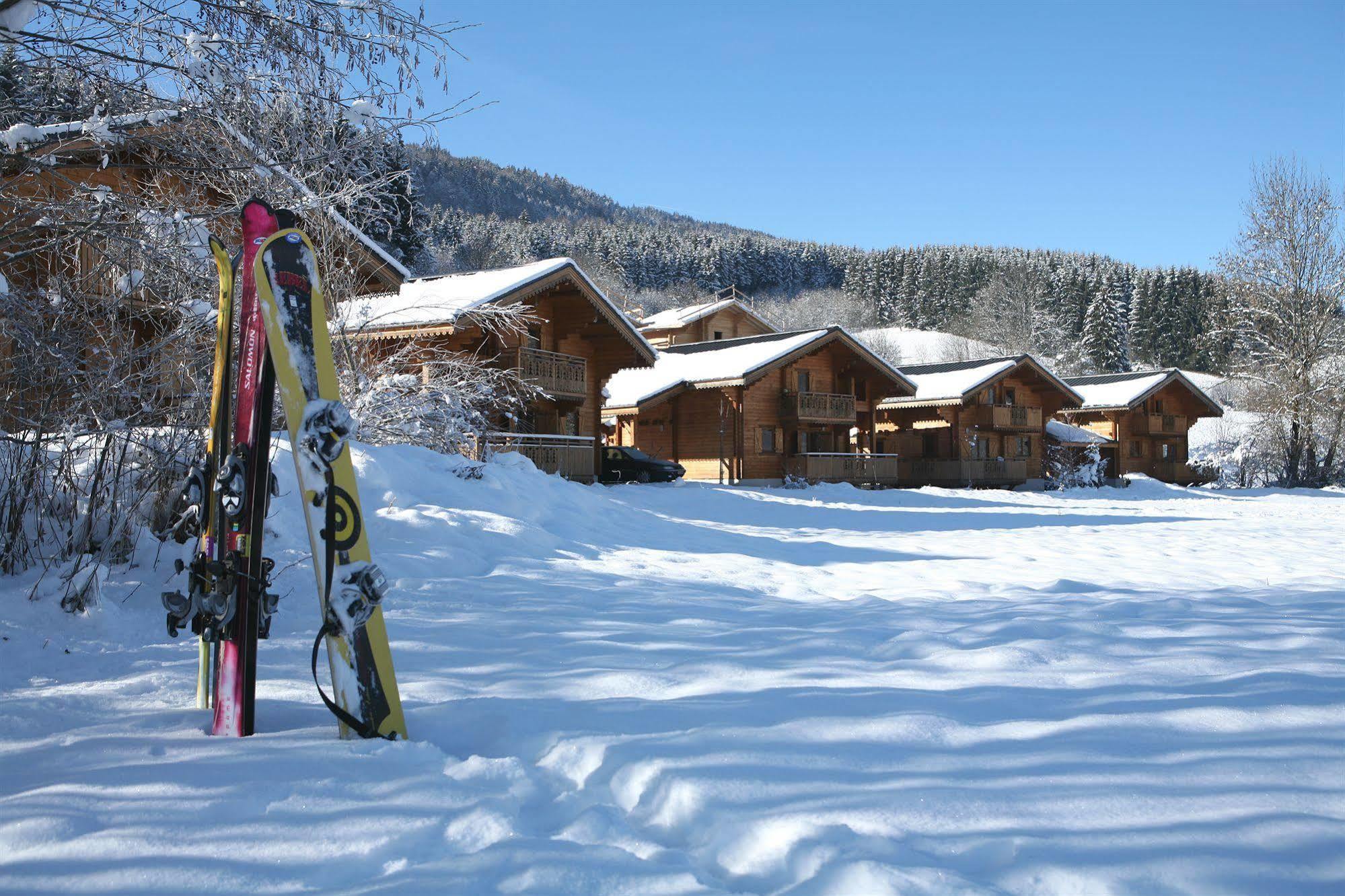 Residence Nemea Les Chalets Du Bois De Champelle Morillon Zewnętrze zdjęcie