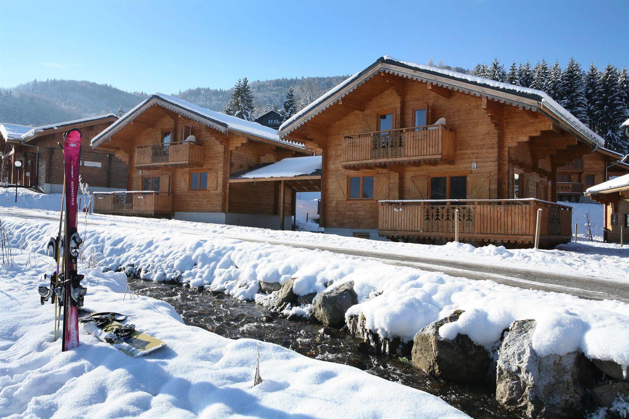 Residence Nemea Les Chalets Du Bois De Champelle Morillon Zewnętrze zdjęcie