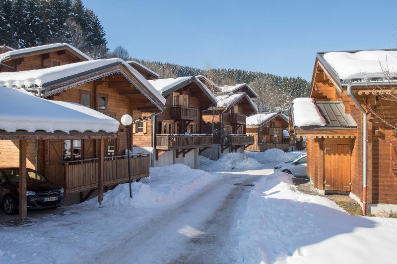 Residence Nemea Les Chalets Du Bois De Champelle Morillon Zewnętrze zdjęcie